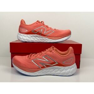 New Balance Coral/White Women's Athletic Running Shoes